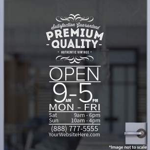 Open Hours With Logo Style 60